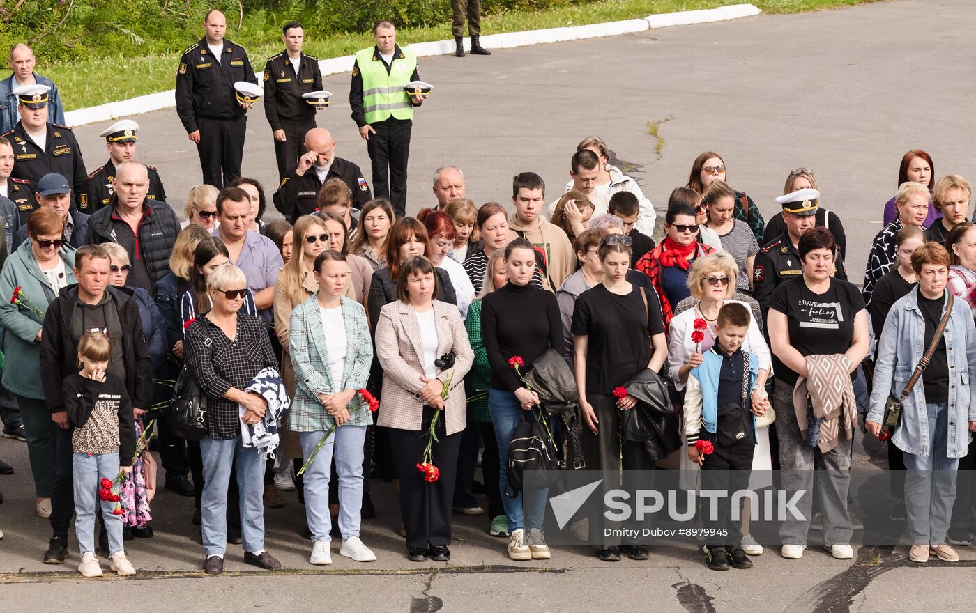 Russia Kursk Submarine Disaster Anniversary