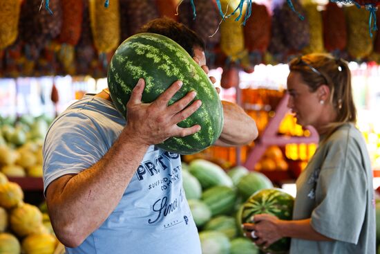 Russia Agriculture Watermelon Season