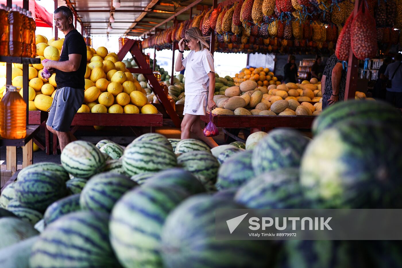 Russia Agriculture Watermelon Season