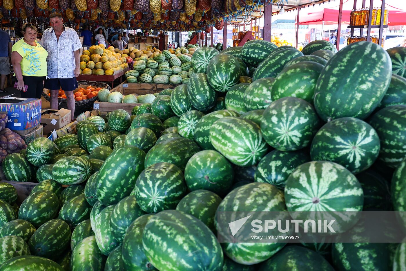 Russia Agriculture Watermelon Season