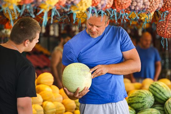 Russia Agriculture Watermelon Season