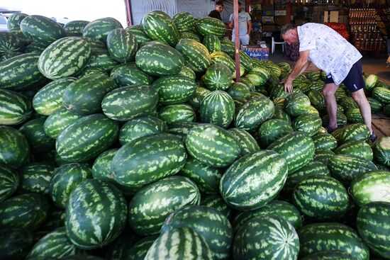 Russia Agriculture Watermelon Season