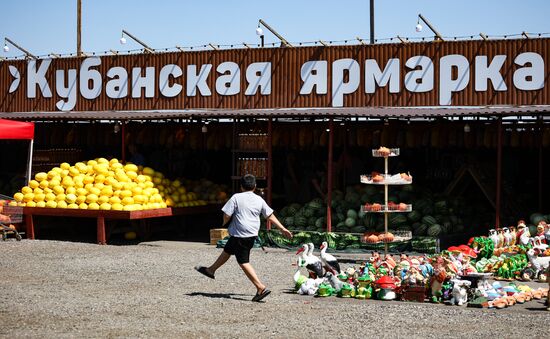Russia Agriculture Watermelon Season