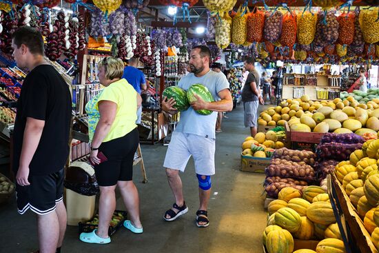 Russia Agriculture Watermelon Season