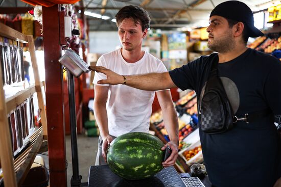 Russia Agriculture Watermelon Season