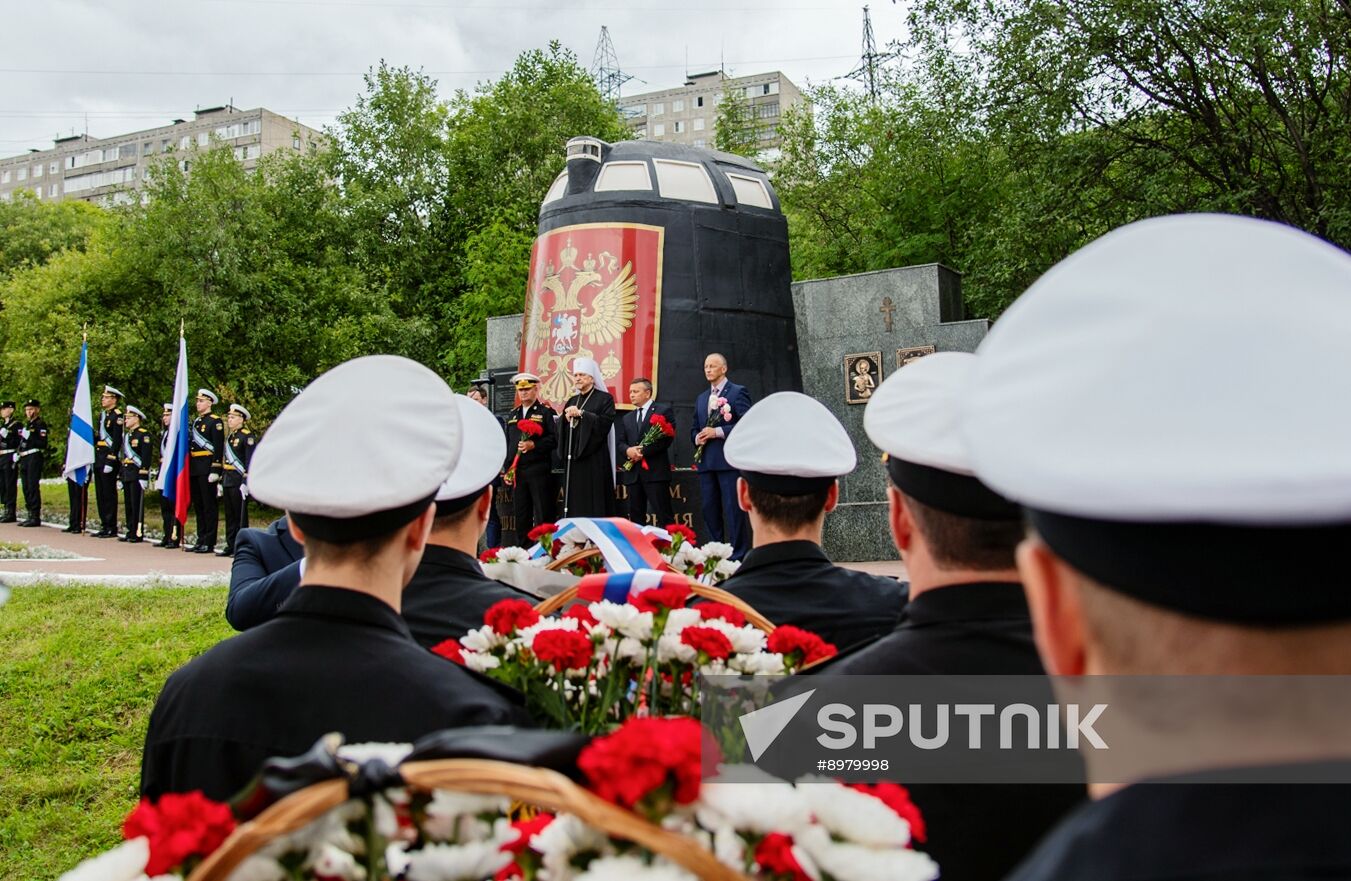 Russia Kursk Submarine Disaster Anniversary