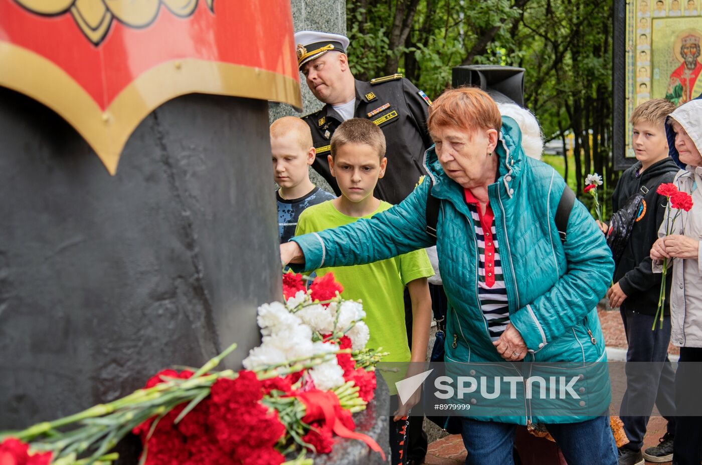 Russia Kursk Submarine Disaster Anniversary