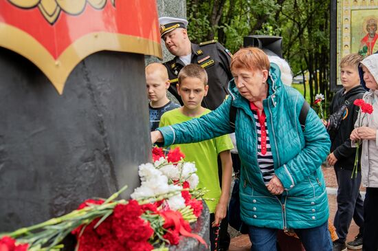 Russia Kursk Submarine Disaster Anniversary