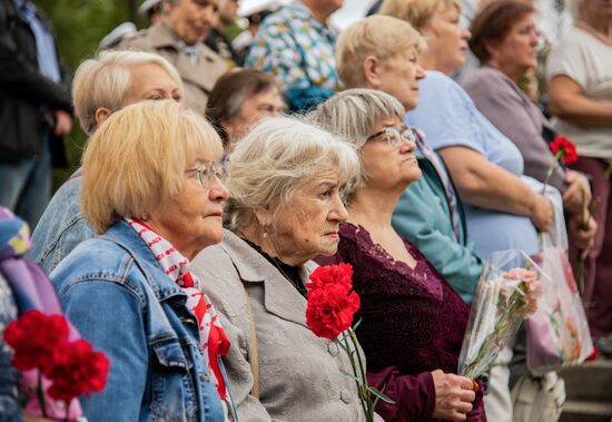 Russia Kursk Submarine Disaster Anniversary