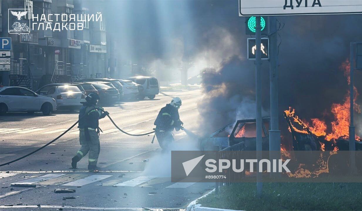 Russia Belgorod Drone Attack