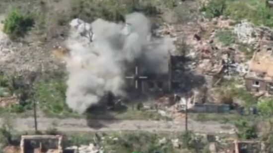 Russia Ukraine Military Operation Shcherbinovka Iskra