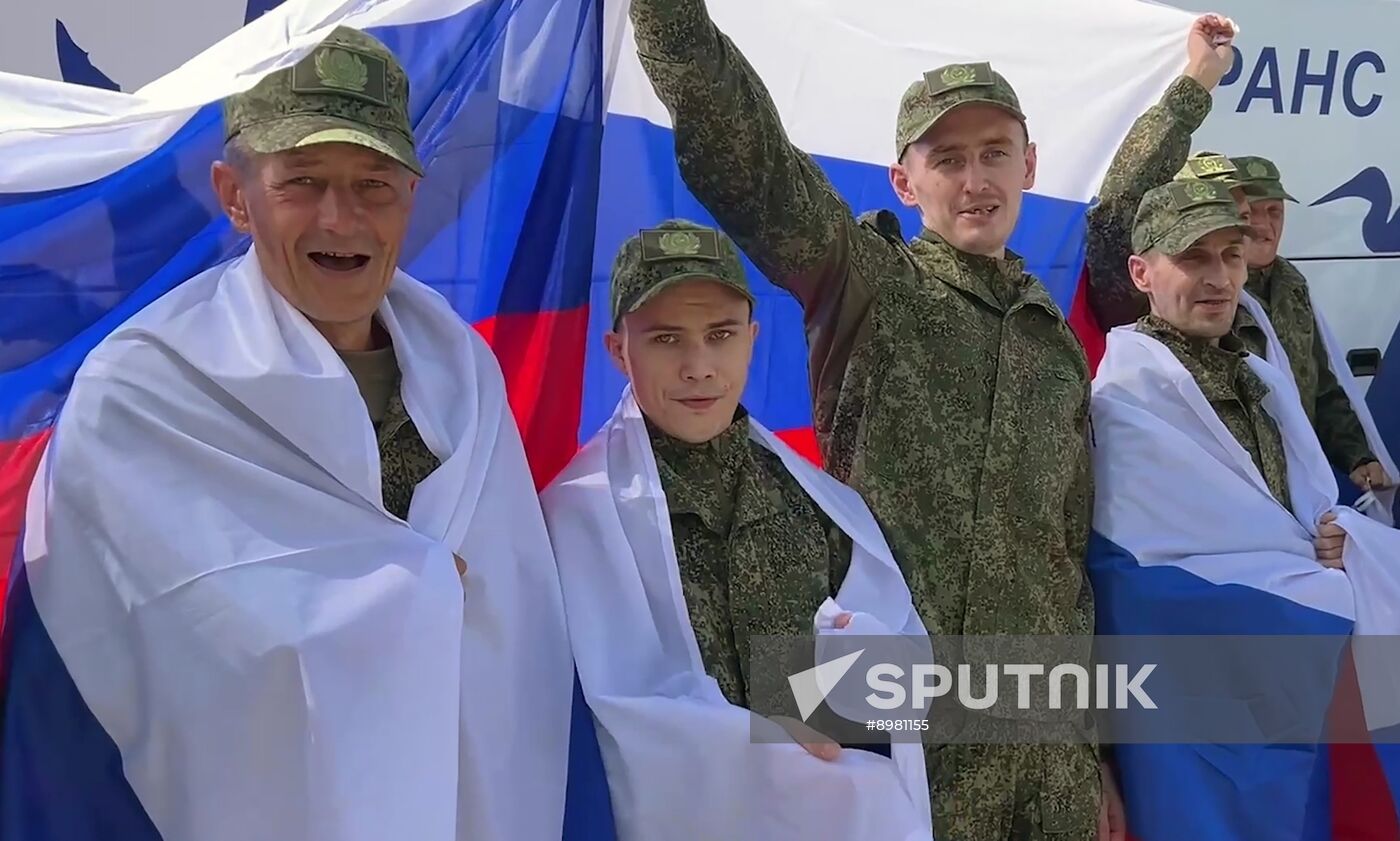 Russia Ukraine Military Operation POWs Exchange