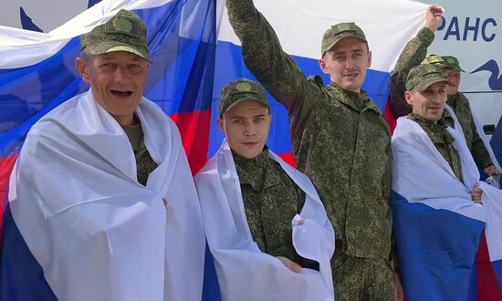 Russia Ukraine Military Operation POWs Exchange