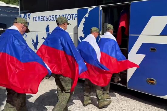 Russia Ukraine Military Operation POWs Exchange