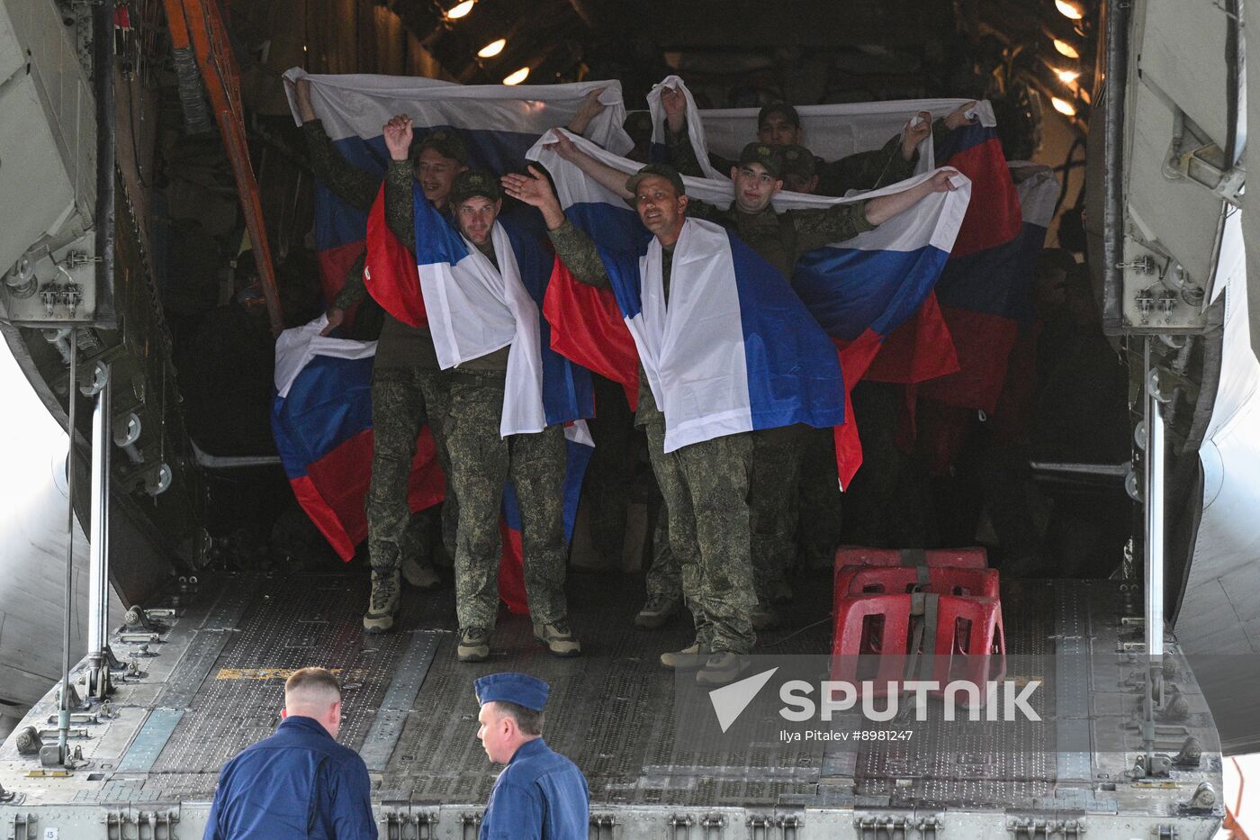 Russia Ukraine Military Operation POWs Exchange