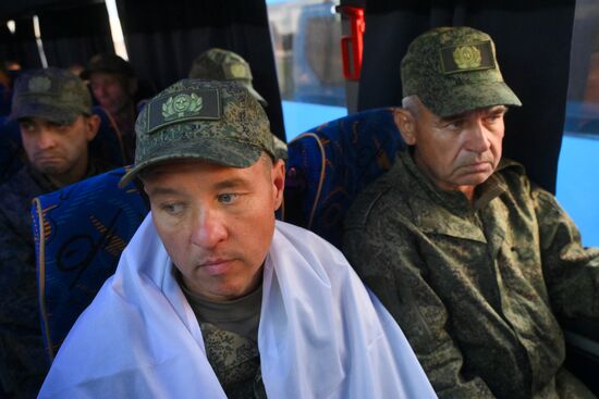Russia Ukraine Military Operation POWs Exchange