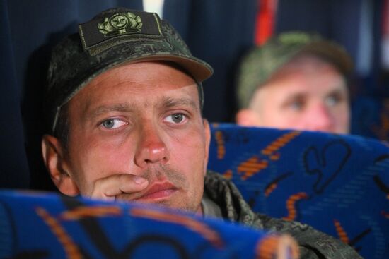 Russia Ukraine Military Operation POWs Exchange