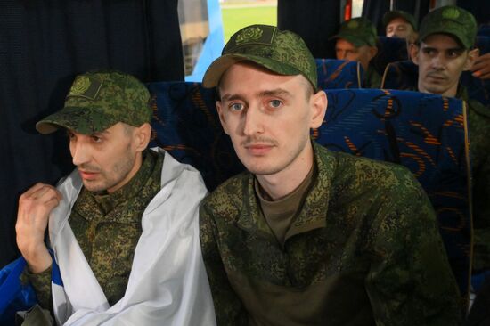 Russia Ukraine Military Operation POWs Exchange