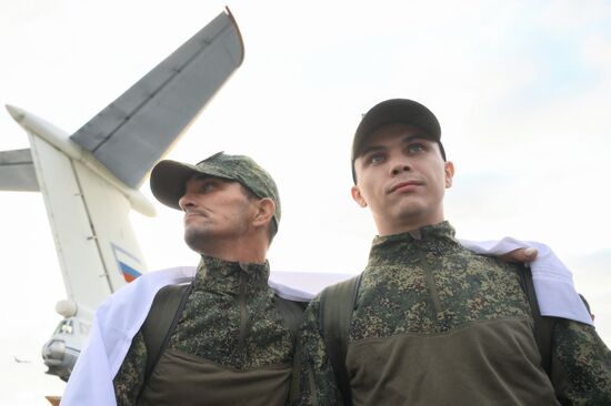 Russia Ukraine Military Operation POWs Exchange