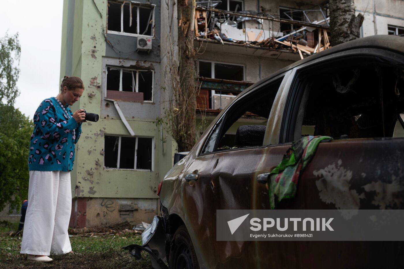 Russia Ukraine Drone Attack