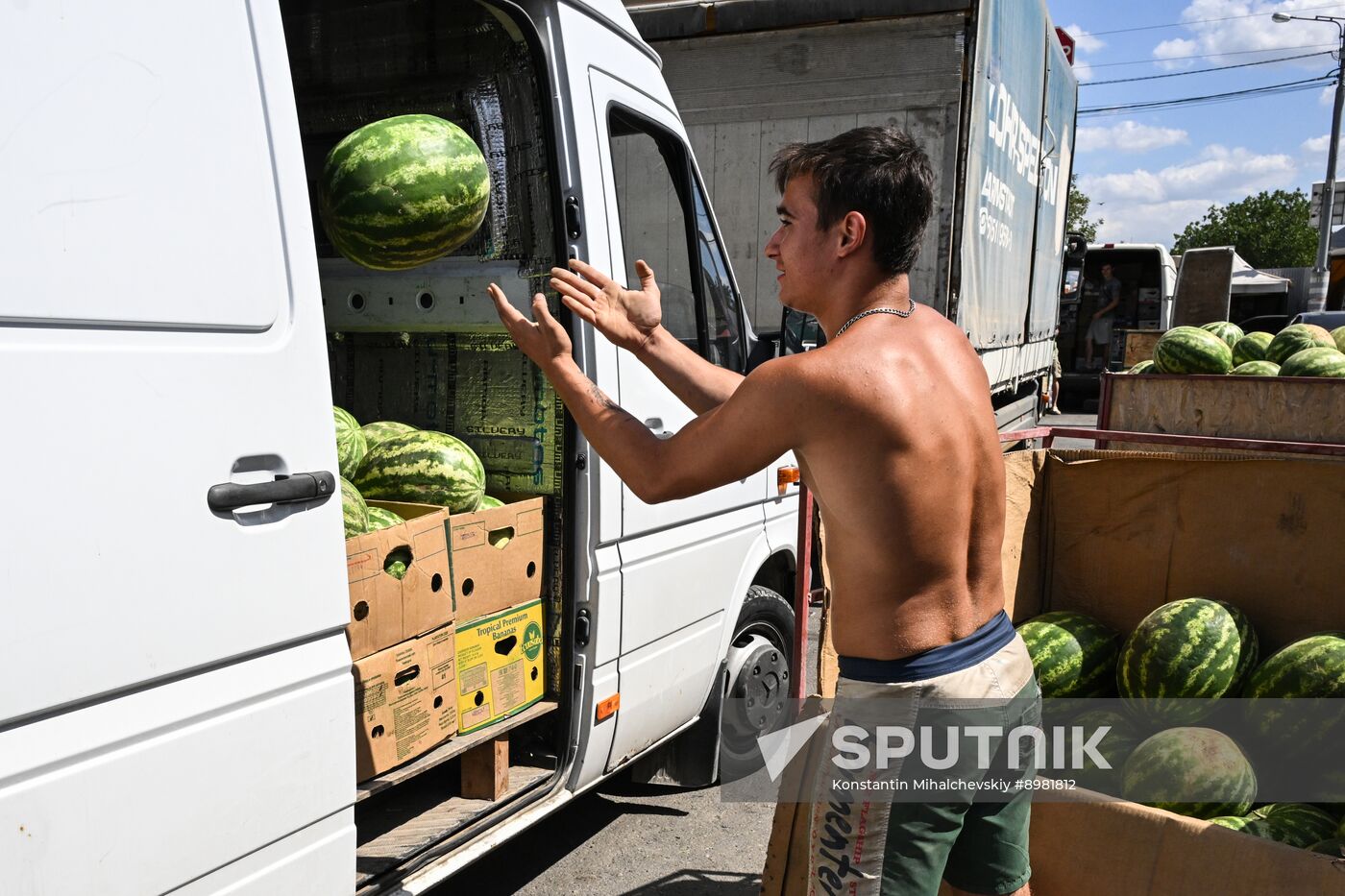 Russia Agriculture Watermelon Season