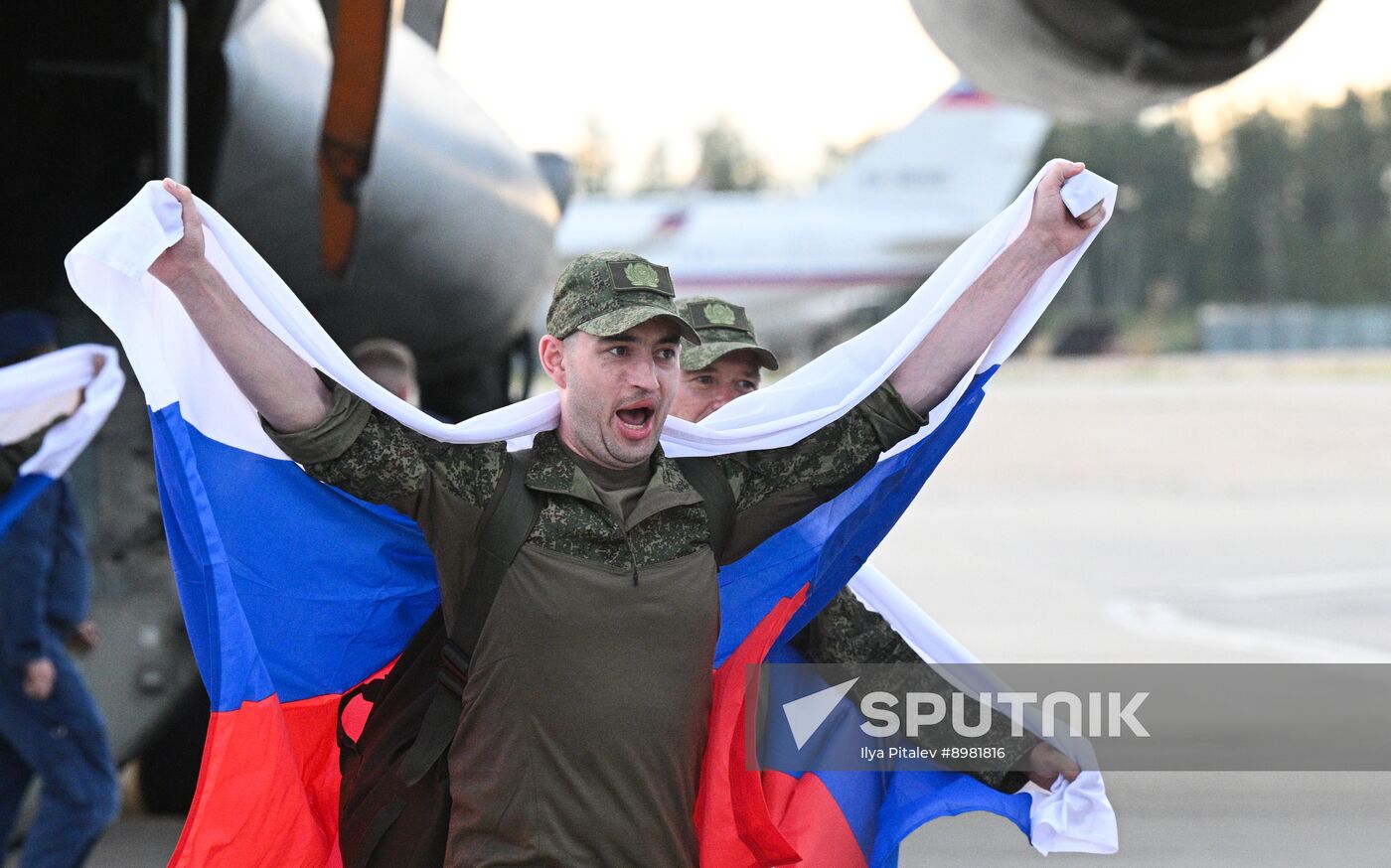 Russia Ukraine Military Operation POWs Exchange