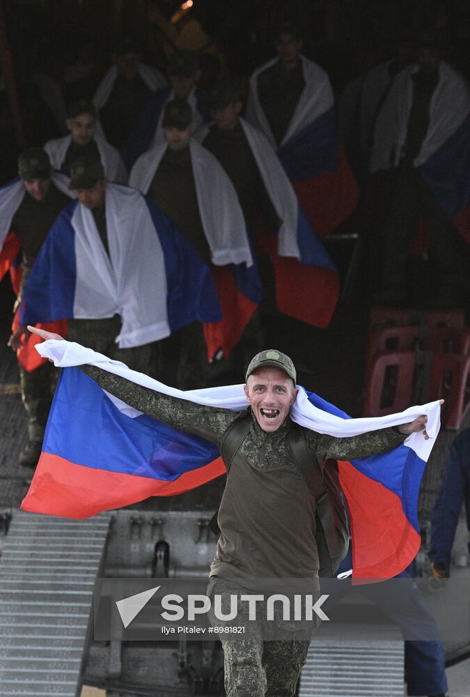 Russia Ukraine Military Operation POWs Exchange
