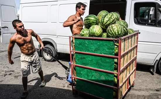 Russia Agriculture Watermelon Season