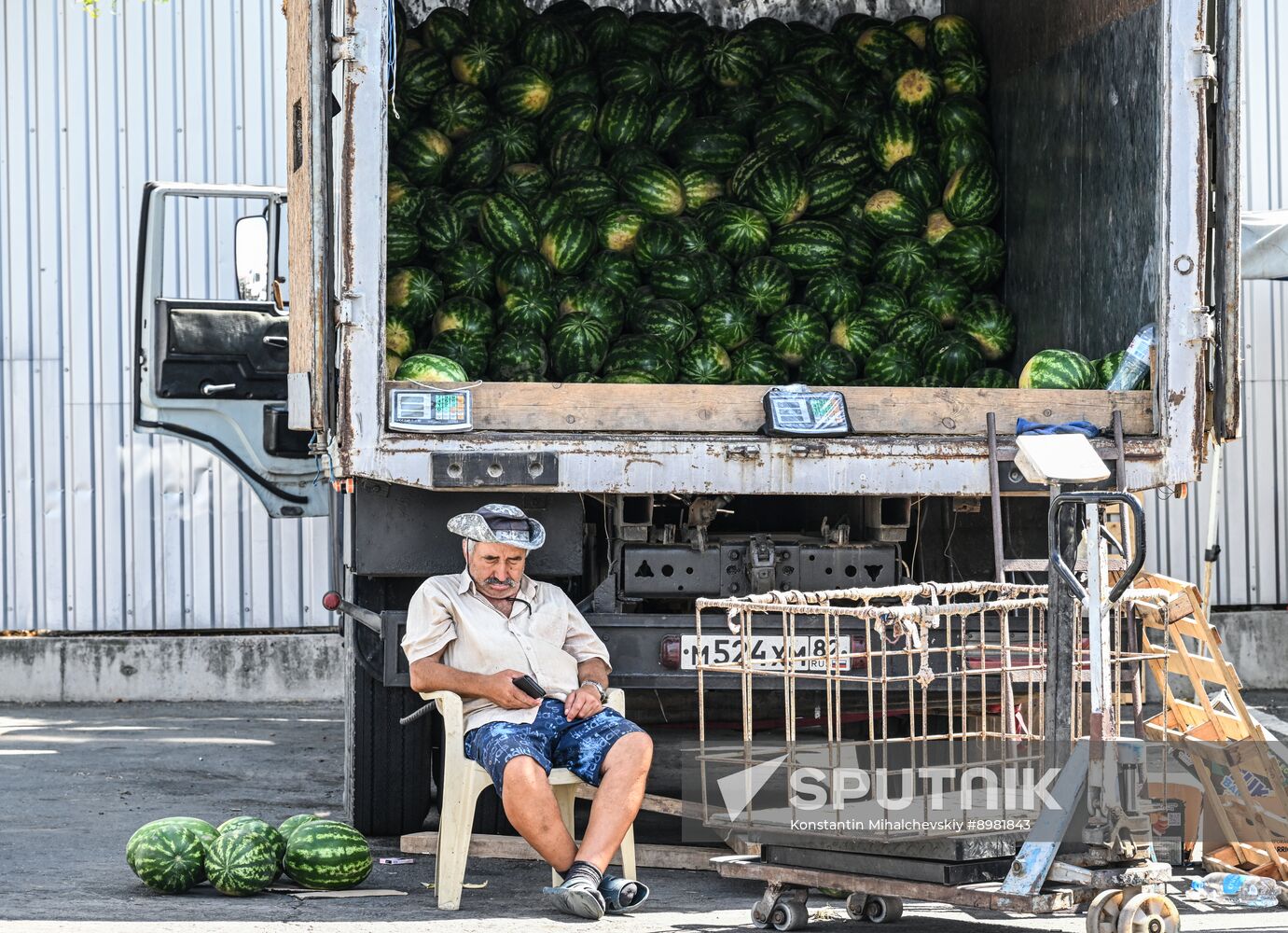 Russia Agriculture Watermelon Season
