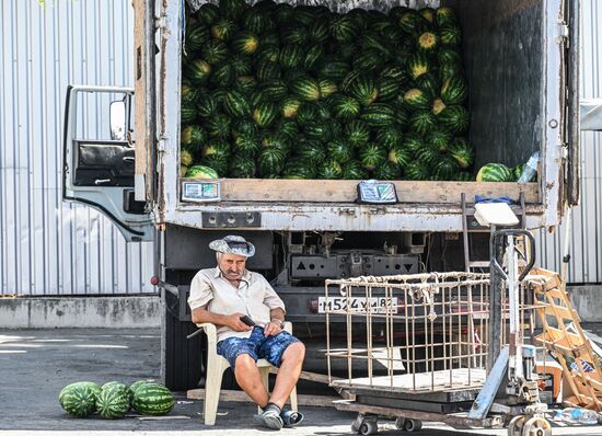 Russia Agriculture Watermelon Season