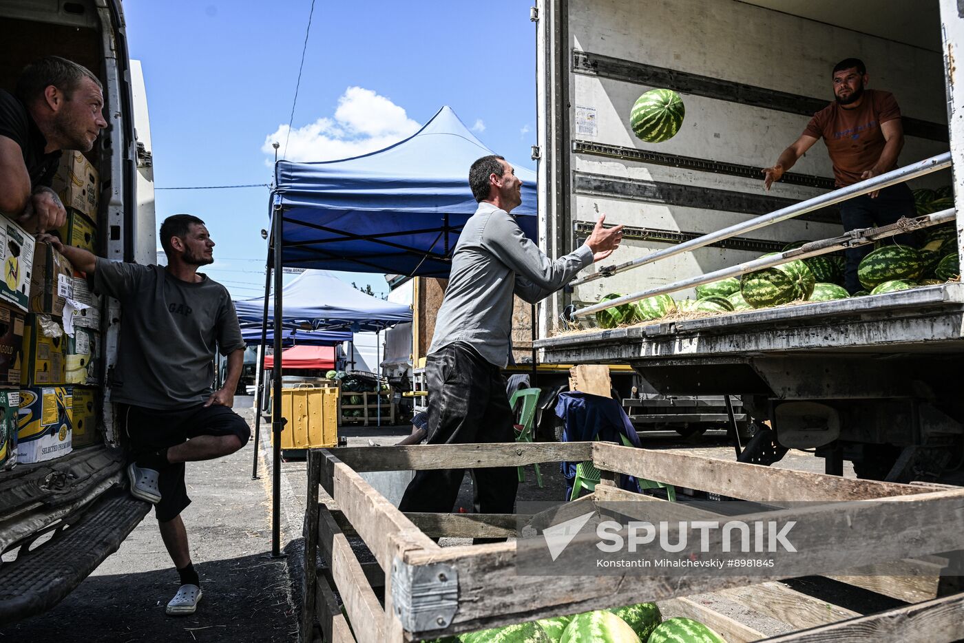 Russia Agriculture Watermelon Season