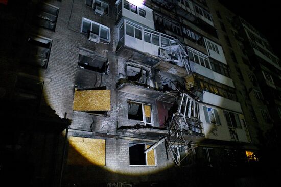 Russia Ukraine Military Operation Shelling