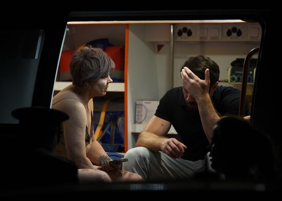 Russia Ukraine Military Operation Shelling