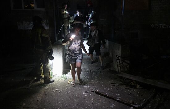 Russia Ukraine Military Operation Shelling