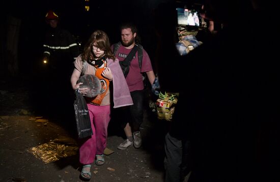 Russia Ukraine Military Operation Shelling