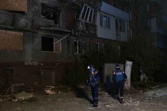 Russia Ukraine Military Operation Shelling