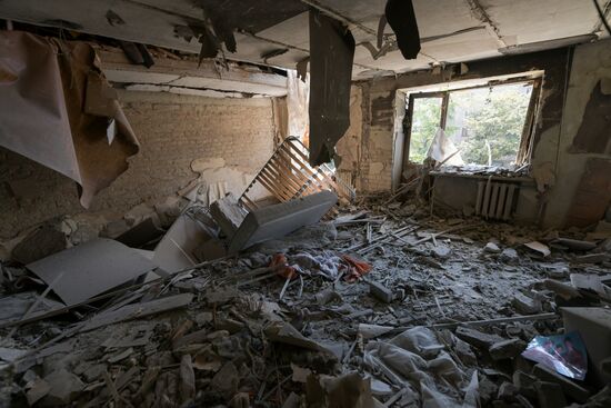 Russia Ukraine Military Operation Shelling