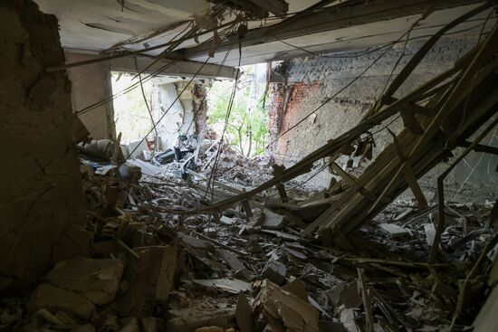 Russia Ukraine Military Operation Shelling