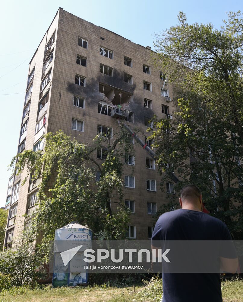 Russia Ukraine Military Operation Shelling