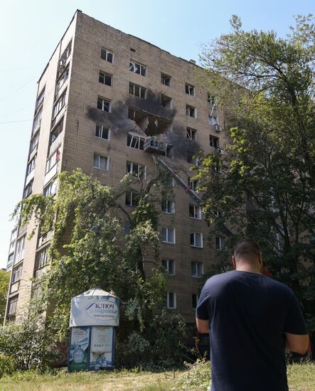 Russia Ukraine Military Operation Shelling