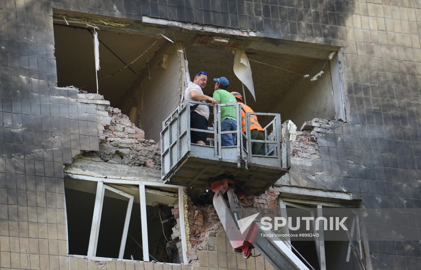 Russia Ukraine Military Operation Shelling