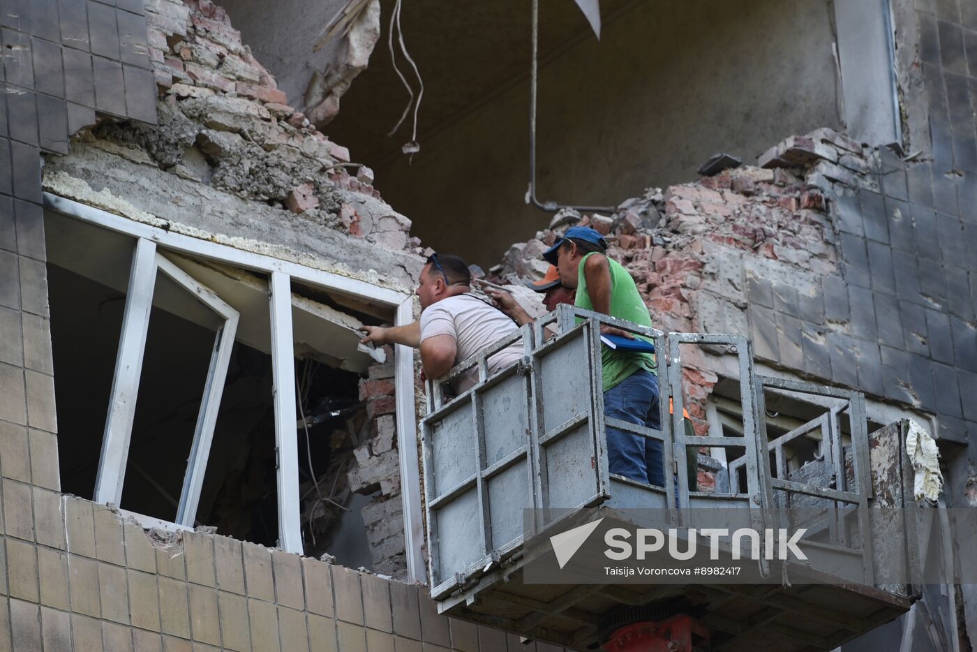 Russia Ukraine Military Operation Shelling