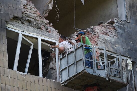 Russia Ukraine Military Operation Shelling