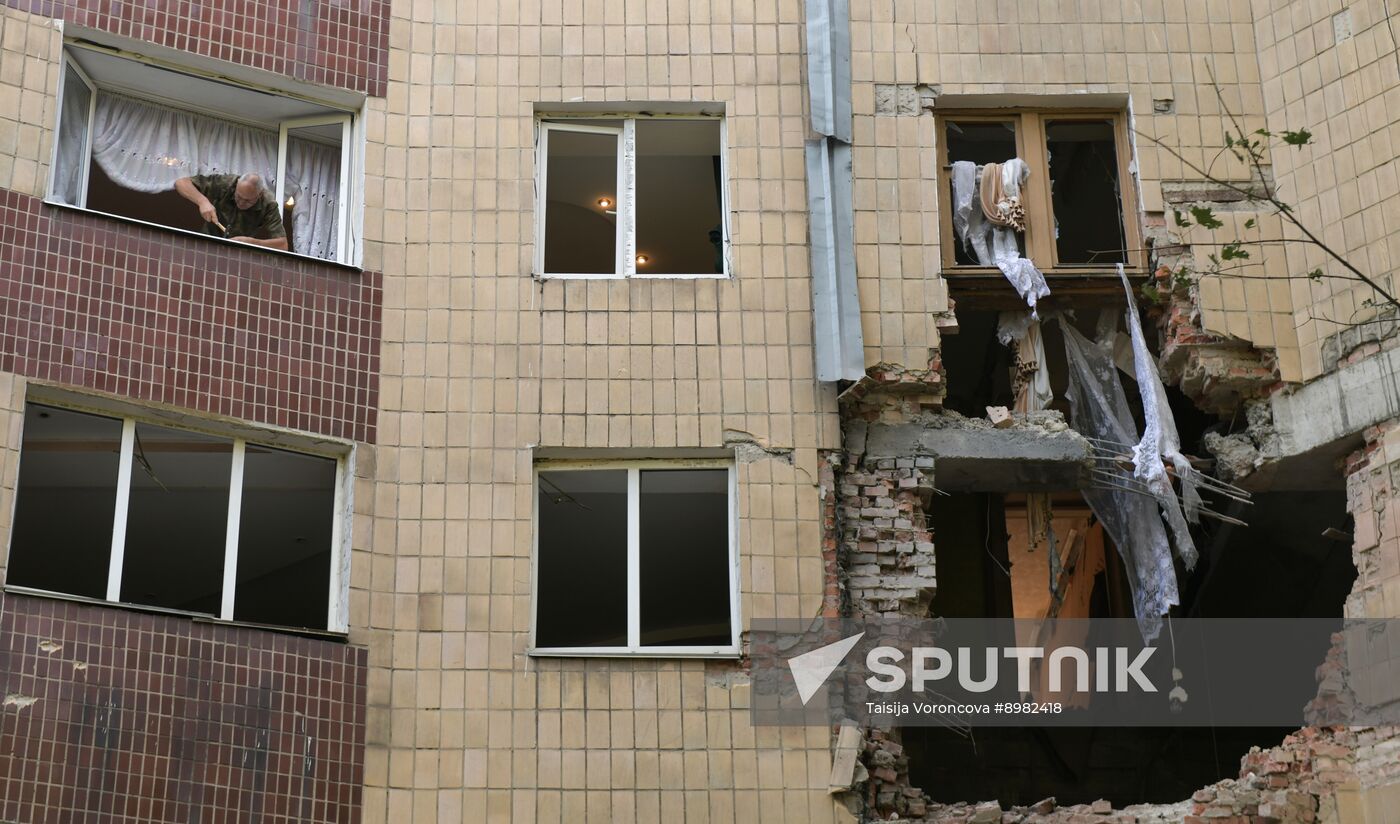 Russia Ukraine Military Operation Shelling