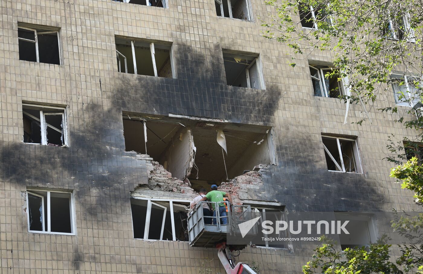 Russia Ukraine Military Operation Shelling