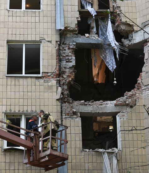 Russia Ukraine Military Operation Shelling