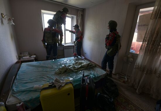 Russia Ukraine Military Operation Shelling