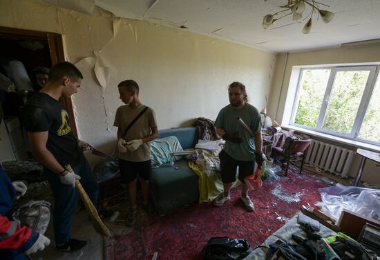 Russia Ukraine Military Operation Shelling