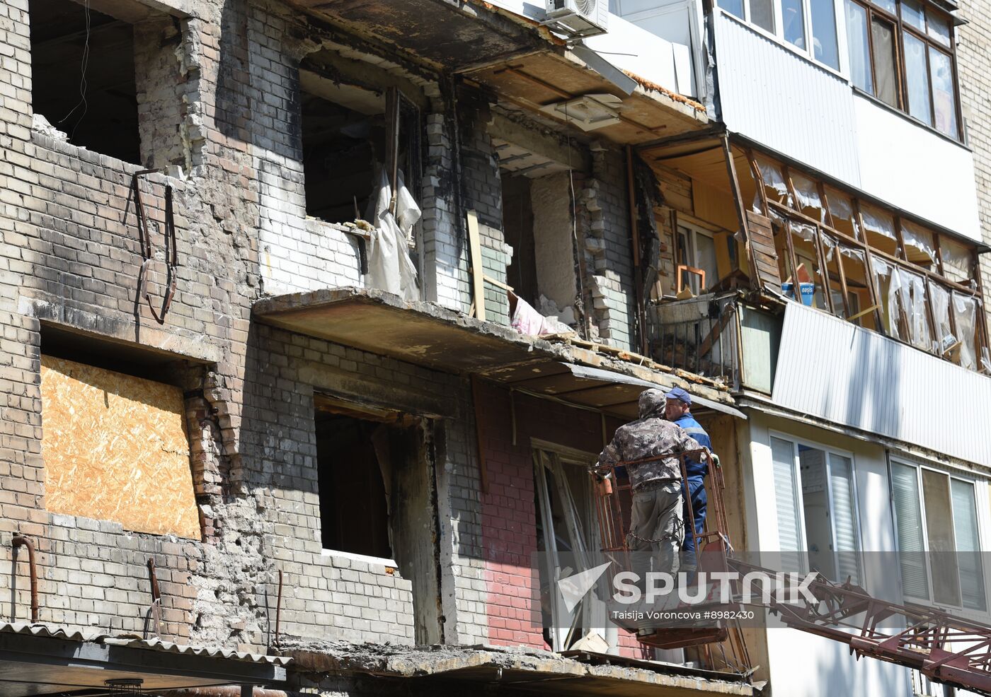 Russia Ukraine Military Operation Shelling