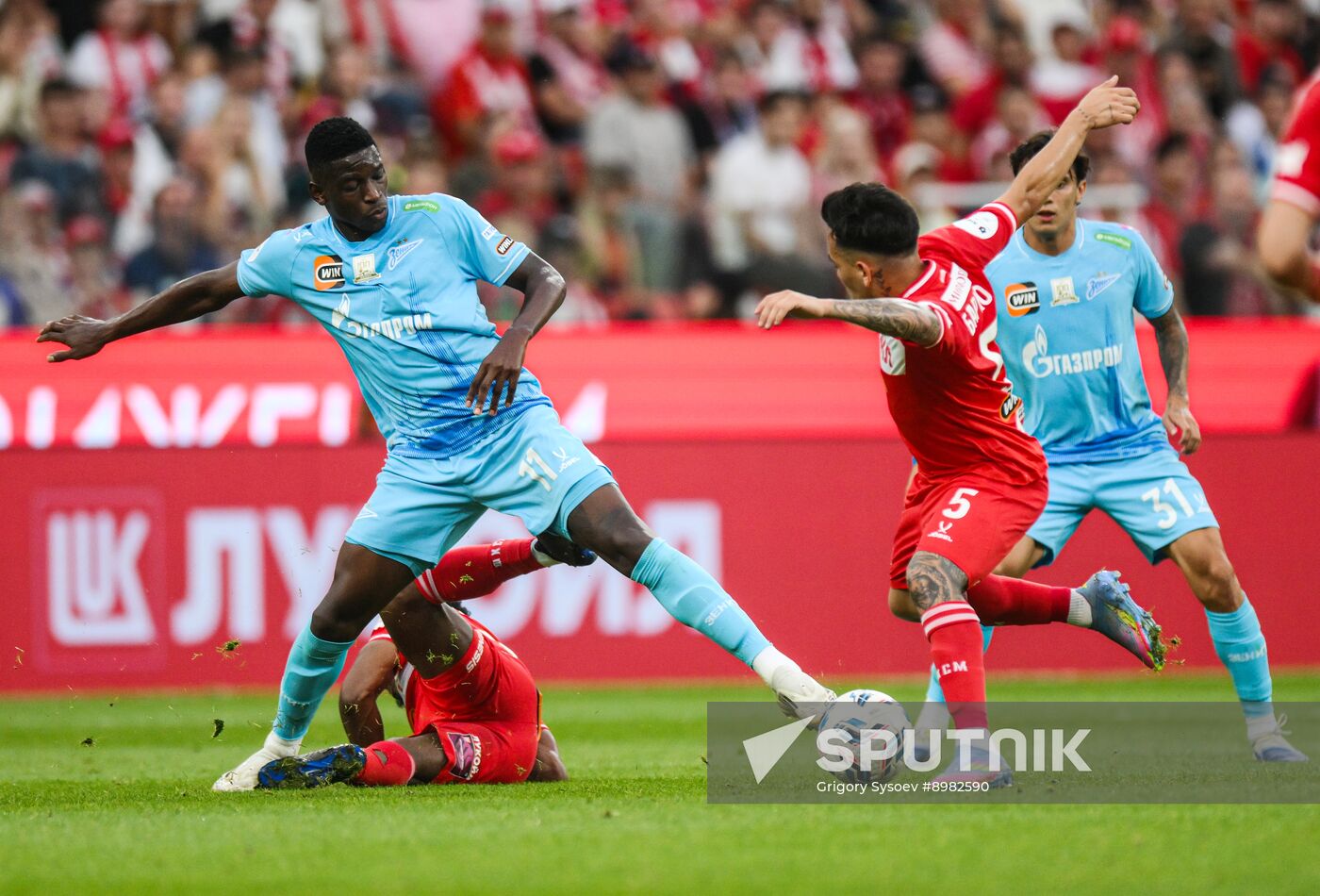 Russia Soccer Premier-League Spartak - Zenit